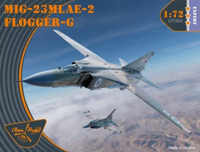 Clear Prop CP72031 MiG-23MLAE-2 Flogger-G, Expert (4x camo) 1/72