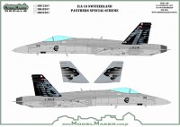 Model Maker Decals MD72207 McDonnell-Douglas F/A-18C Switzerland Panthers special scheme - paint masks set 1/72