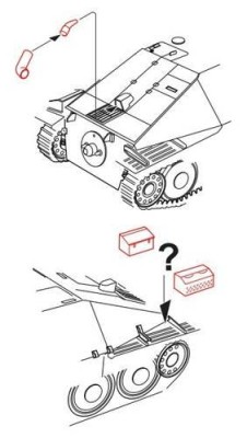 CMK B48050 Jagdpanzer 38 Hetzer Exhaust+eqipent for TAM 1/48