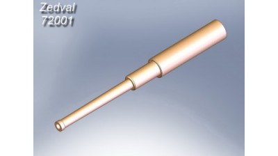 Zedval 72001 45 mm barrel 20K 1/72