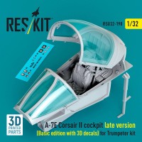 Reskit U32190 A-7E Corsair II late cockpit Basic (TRUMP) 1/32