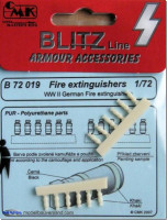 CMK B72019 WW II German Fire extinguishers 12 pcs 1/72