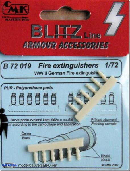 CMK B72019 WW II German Fire extinguishers 12 pcs 1/72