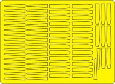 New Ware NWA-M0833 Маска Su-27UB EXH.NOZZLES Part I1 (GWH L4827) маска 1/48