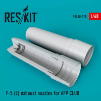 Reskit RSU48-0115 F-5E exhaust nozzles (AFV) 1/48