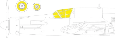 Eduard EX946 Mask Do 335A TFace (TAM) 1/48