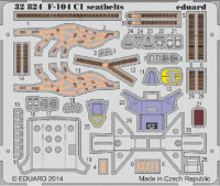 Eduard 32824 F-104 C1 seatbelts