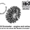 IBG U4802 PZL M18 Dromader - Engine & Exhaust (IBG) 1/48