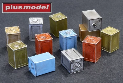 Plusmodel DP3006 British Canisters Flimsy - Early (3D Print) 1/35