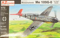Az Model 75047 Messerschmitt Me 109G-0 V-Tail ACES (3x camo) 1/72