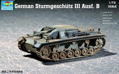 Trumpeter 07256 САУ Штурмгешютц III Ausf.B 1/72