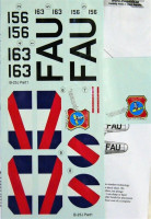 LF Model C7268 Decals B-25J over Uruguay Part I. (HAS) 1/72