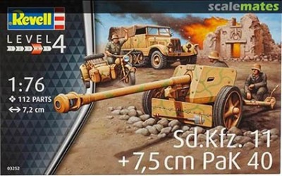 Revell 03252 SdKfz 11 Half Truck w/Pak40 1/76