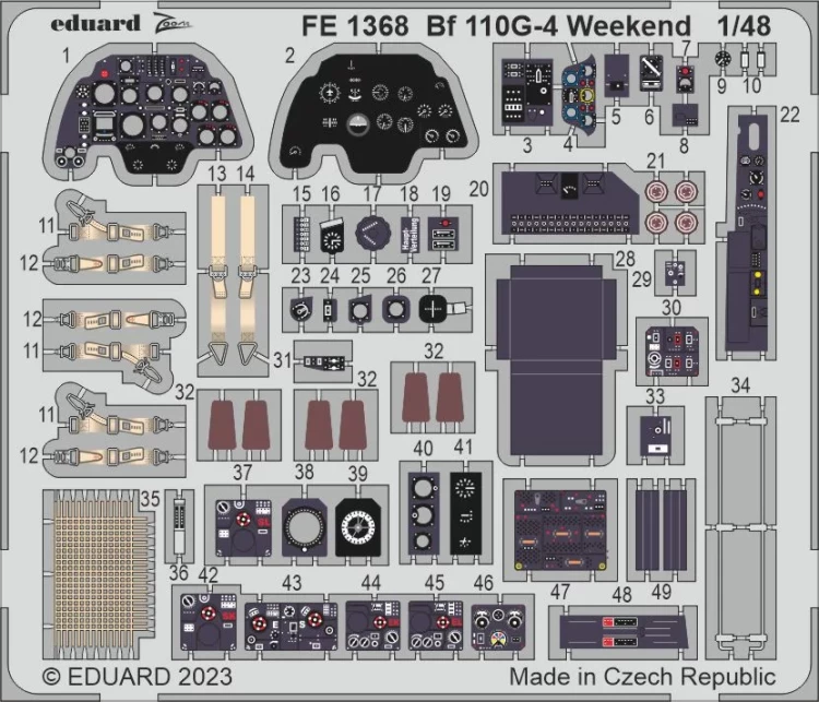 Eduard FE1368 Bf 110G-4 Weekend (EDU) 1/48