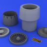 Eduard 648021 F-16N engine Tamiya
