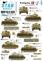 Star Decals 35-C1035 Pz.Kpfw.IV Ausf.J Late production 1/35