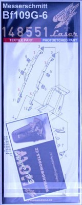 HGW 148551 Seatbelts Messerschmitt Bf 109G-6 (laser) 1/48