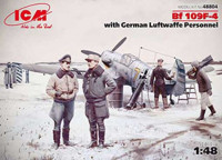 ICM 48804 Bf 109F-4 with German Luftwaffe Personnel 1/48