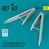 Reskit RSU32-166 F-105 Thunderchief FOD covers (for RSKU32148) 1/32