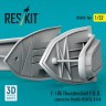 Reskit RSU32-166 F-105 Thunderchief FOD covers (for RSKU32148) 1/32