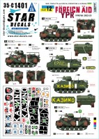 Star Decals 35-C1401 War in Ukraine # 12Foreign Aid to Ukraine 2022-23.YPR-765 1/35
