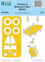 Special Hobby M72052 Mask for Westland Whirlwind Mk.I (SP.HOBBY) 1/72
