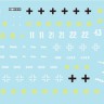 Star Decals 72-A1052 Balkan WW2 # 2. 7. SS-Freiwilligen Gebirgs Division Prinz-Eugen in Yugoslavia.Flamm-Pz B2 740(f), Steyr ADGZ, Pz.Kpfw 35 R, Pz.Kpfw 38 H, BA-20, Kfz 15 Horsch, Leichte Sturmboot 39 1/72