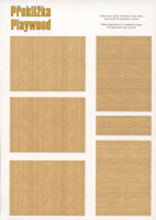 Peewit D49001 1/48 Decal Plywood - birch (light)