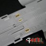 ЭВМ RS48069 Су-35C (GWH) пушка, решетки вентиляции/охлаждения, рояльные петли 1/48