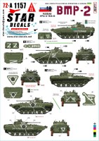 Star Decals 72-A1157 War in Ukraine # 18. Russian BMP-2 in 2022-23 1/72