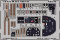 Eduard 33036 P-51D interior S.A. 1/32 TRU