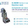 Quinta Studio QR+32038 Катапультное кресло К-36ДМ Серии 2 (раннее) (для МиГ-29, МиГ-31, Су-27, Су-33 до 2007г.) (Для всех моделей) 1/32