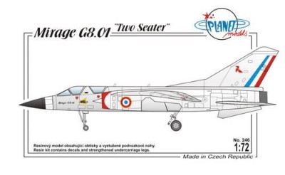 Planet Models PLT246 Dassault Mirage G8-01 1/72