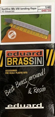 Eduard 648759 BRASSIN Spitfire Mk.VIII landing flaps PRINT 1/48