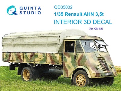 Quinta studio QD35032 Renault AHN 3.5t (ICM) 1/35