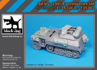 Black Dog T35302 Sd.Kfz.251/1 accessories set (designed to be used with Dragon kits) 1/35