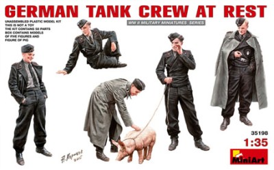 Miniart 35198 Немецкий танковый экипаж на отдыхе 1/35