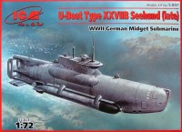 ICM S72007 U-Boat Type XXVIIB 'Seehund' (late) 1/72