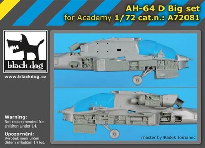 BlackDog A72081 AH-64D Big set (ACAD) 1/72