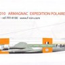 F-rsin Plastic FR44100 SE 2010 Armagnac - Expedition Polaire 1/144