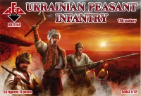 Red Box 72144 Ukrainian Peasant infantry. 17th century 1/72