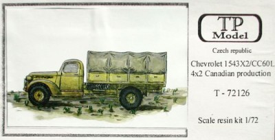 TP Model T-72126 Chevrolet 1543 X2/CC 60L 4x2 Canadian prod. 1/72