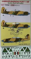 Kora Model NDT72092 Decals Hawker Baghad Fury T.52 Royal Iraqi AF 1/72