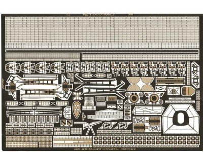 White Ensign Models PE 4002 DKM SCHARNHORST/GNEISENAU for Heller kits 1/400
