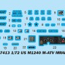 Trumpeter 07413 Бронеавтомобиль M1240 M-ATV MRAP 1/72