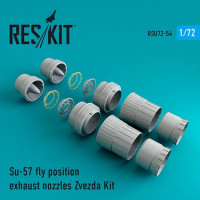 Reskit RSU72-0054 Su-57 fly position exhaust nozzles (ZVE) 1/72