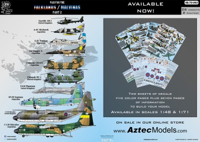 Aztec Models 72063 War for the Falklands Part 2 1/72