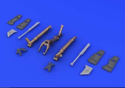 Eduard 648080 1/48 Набор дополнений MiG-21 undercarriage legs BRONZE
