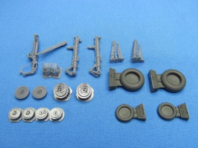 Metallic Details MDR48175 Mikoyan MiG-29 Landing gears (designed to the used with Great Wall Hobby kits) 1/48