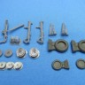 Metallic Details MDR48175 Mikoyan MiG-29 Landing gears (designed to the used with Great Wall Hobby kits) 1/48